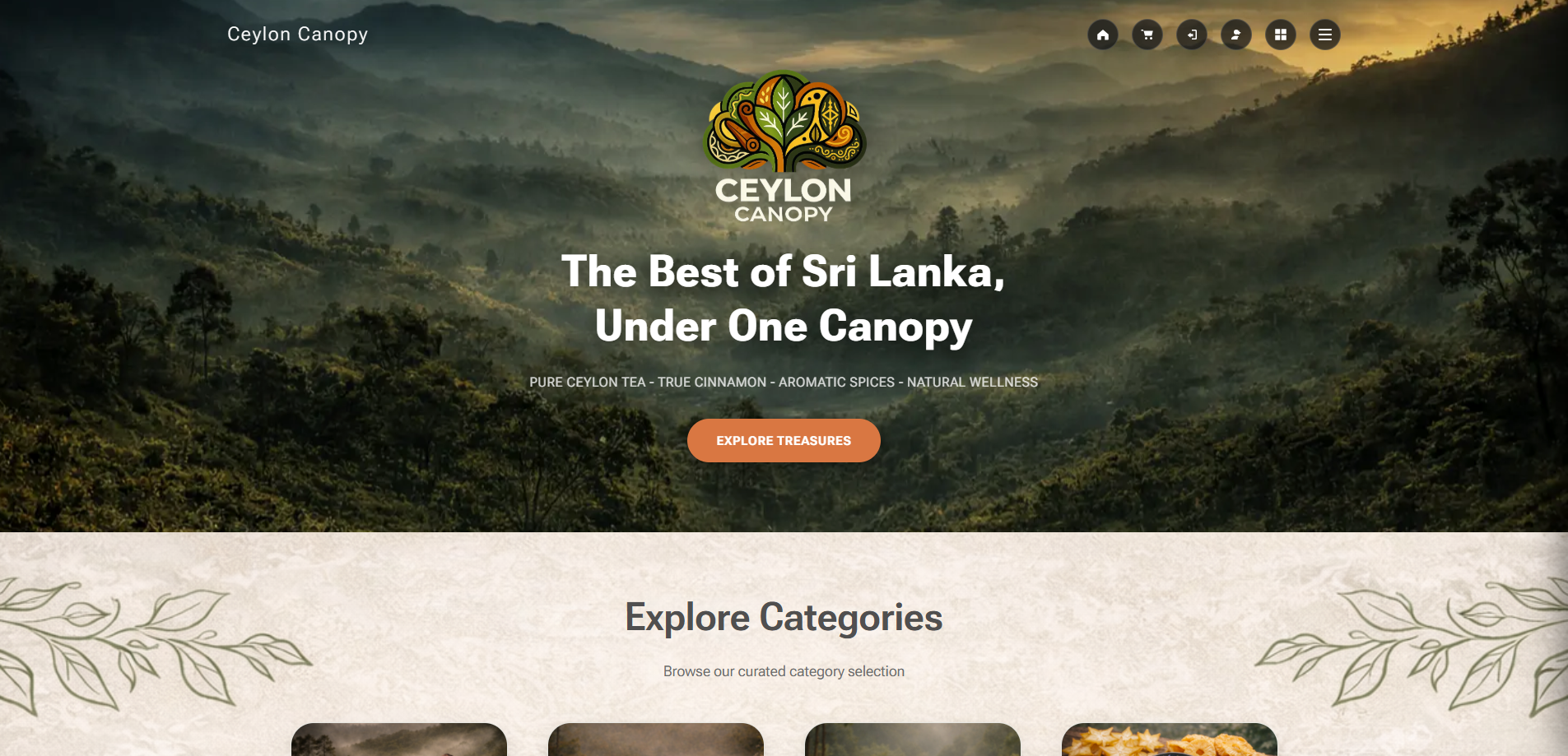 ceyloncanopy.com - Ceylon Canopy website