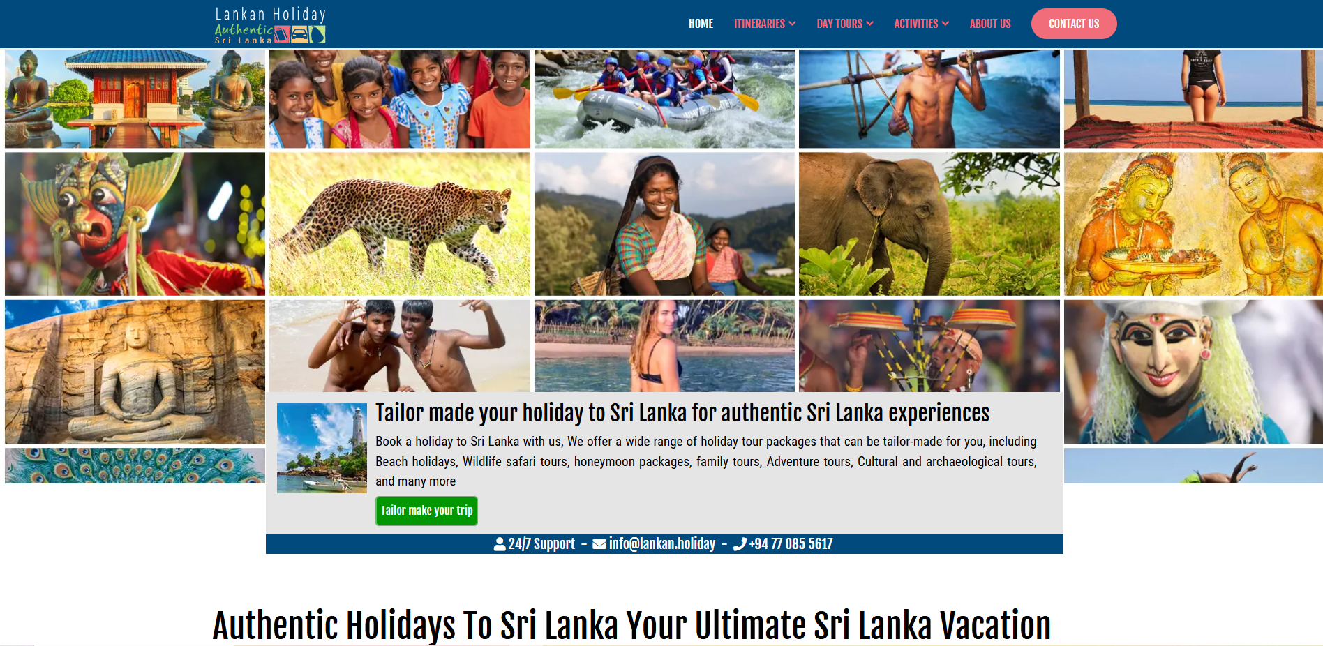 lankan.holiday - Sri Lanka holiday packages website